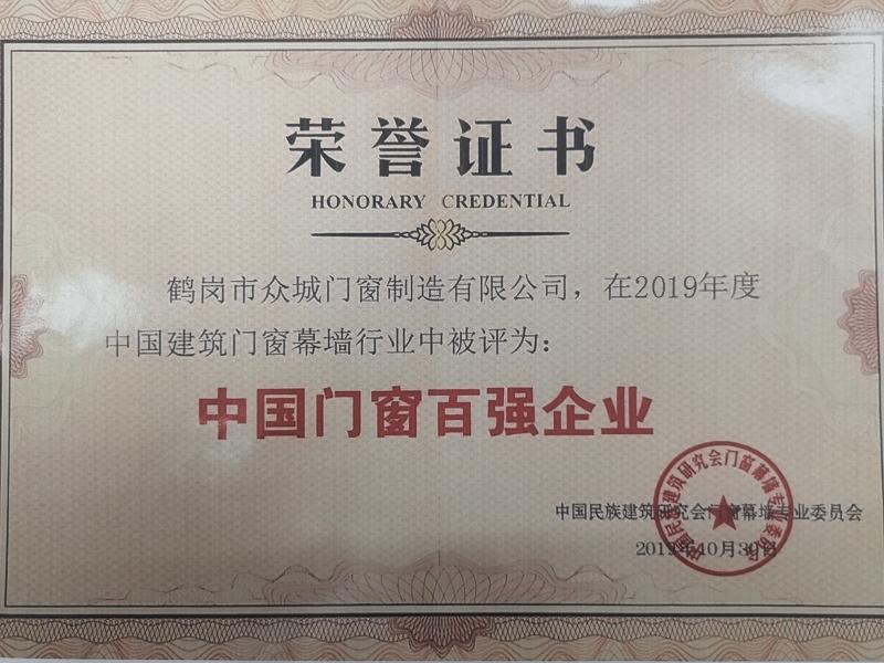 2018年中國門(mén)窗百